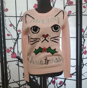 Pastel Pink Christmas Sweater